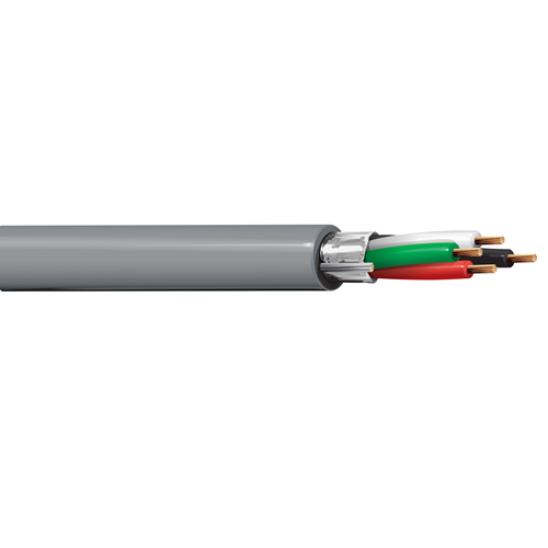 Belden 5502FE 22 AWG 4 Conductor 7x30 Stranding Bare Copper 300V Security and Sound Cable