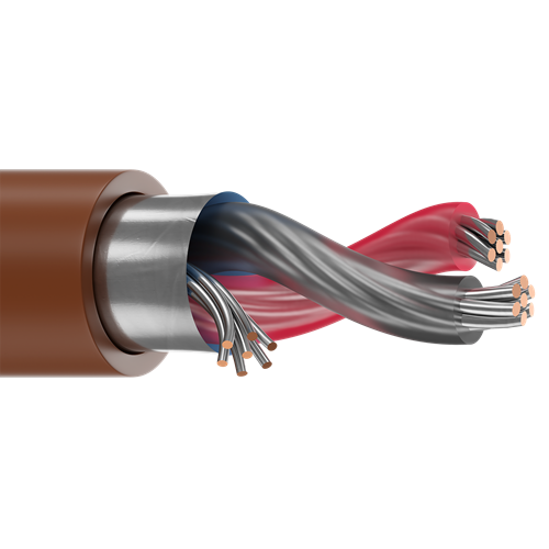 Belden 9451P 22 AWG 1 Pair 7x30 Stranding Tinned Copper 300V Line Level Audio Cable