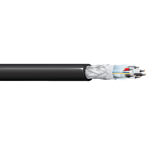Belden 2824RW 24 AWG 6 Conductor 18 AWG 6 Conductor 6 Fiber 3 Channel SMPTE Stadium Cable