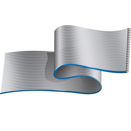 Belden 9L26016 26 AWG 16 Conductor 7x34 Stranding 0.050" Pitch Tinned Copper 300V Flat Gray Ribbon Cable