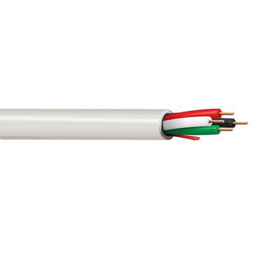 Belden 6522UE 22 AWG 4 Conductor Solid Bare Copper 300V Security and Sound Cable
