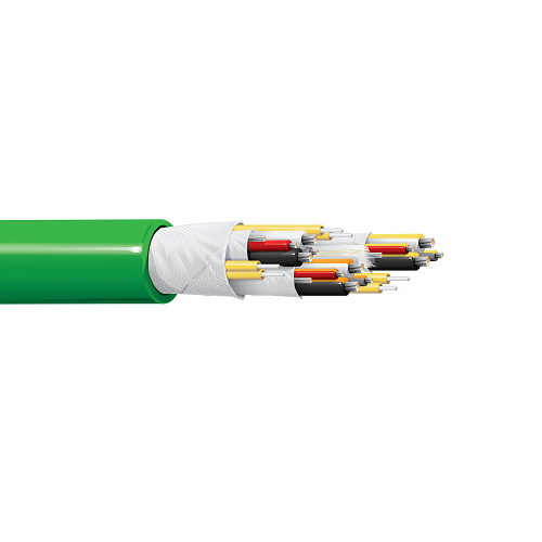 Belden 7824R 24 AWG 6 Conductor 18 AWG 6 Conductor 6 Fiber 3 Channel SMPTE Stadium Cable