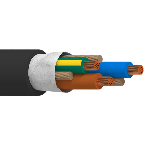 Belden 19402 18 AWG 3 Conductor 42x34 Stranding Bare Copper Portable Cordage Cable