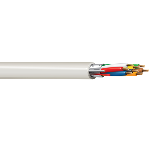 Belden 5506FE 22 AWG 8 Conductor 7x30 Stranding Bare Copper 300V Security and Sound Cable