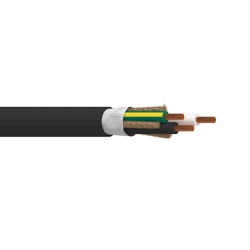 Belden 19349 16 AWG 3 Conductor 65x34 Stranding Bare Copper 300V Portable Cordage Cable