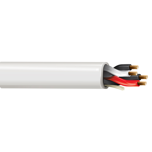 Belden 5341UE 18 AWG 2 Pair 7x26 Stranding Bare Copper 300V Security and Sound Cable