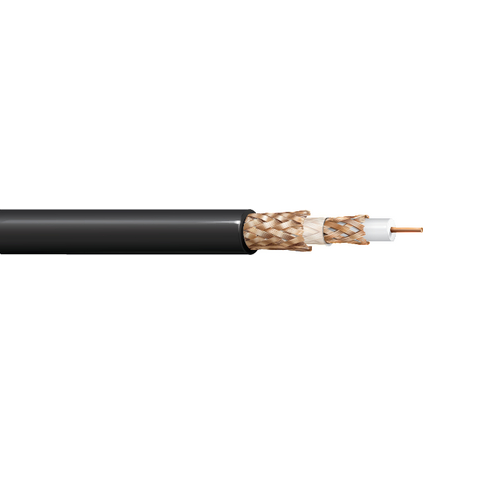 Belden 8233 14 AWG 1 Conductor Solid Bare Copper 600V Video Triax Coax Cable