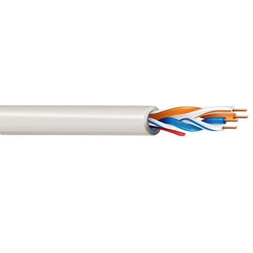 Belden 1227A1 24 AWG 2 Pair Solid Bare Copper Category 3 Premise 300V Horizontal Cable