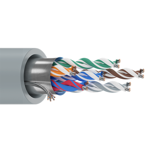 Belden 88106 24 AWG 6 Pair 7x32 Stranding Tinned Copper 300V Computer EIA RS-232/422 Cable