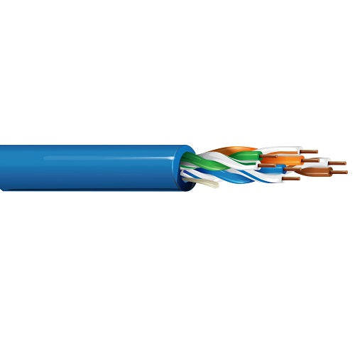 Belden 1213 24 AWG 4 Pair Solid Bare Copper Category 5E Premise 300V Horizontal Cable