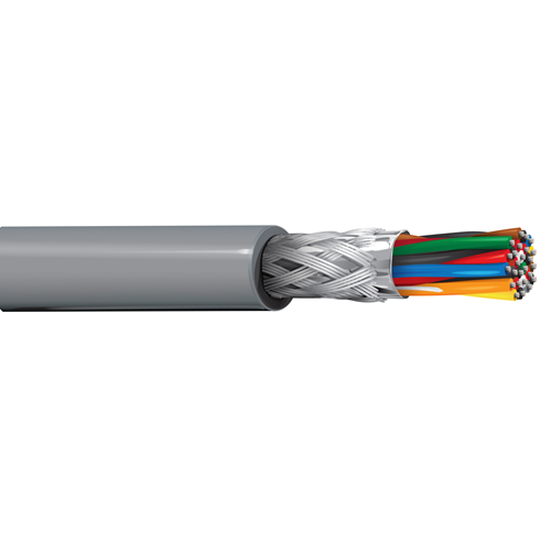 Belden 8345 24 AWG 15 Pair 7x32 Stranding Tinned Copper 300V Computer EIA RS-232 Cable