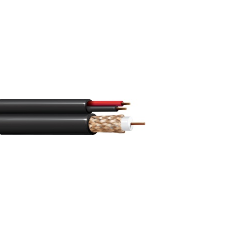 Belden 1306SB 18 AWG 1 Pair 1 Conductor Bare Copper 300V Coax Cable