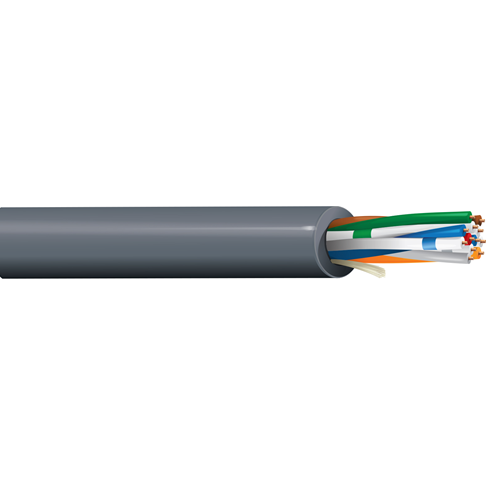 Belden DIW6 24 AWG 6 Pair Solid Bare Copper 300V CAT3 Backbone Cable