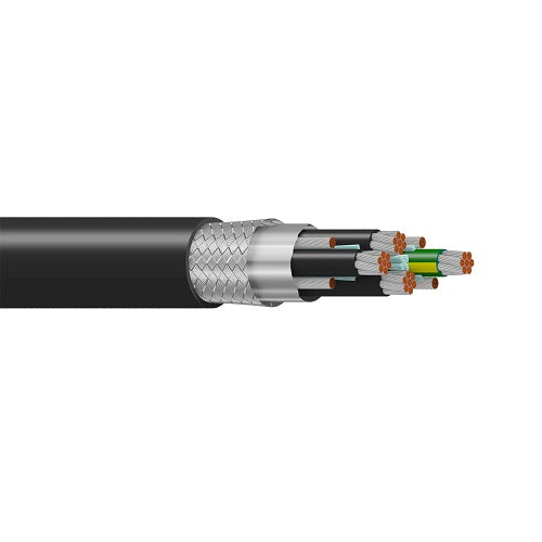 Belden 29539 8 AWG 3 Conductor 7x19x29 Stranding Tinned Copper 1000V Variable Frequency Drives Cable
