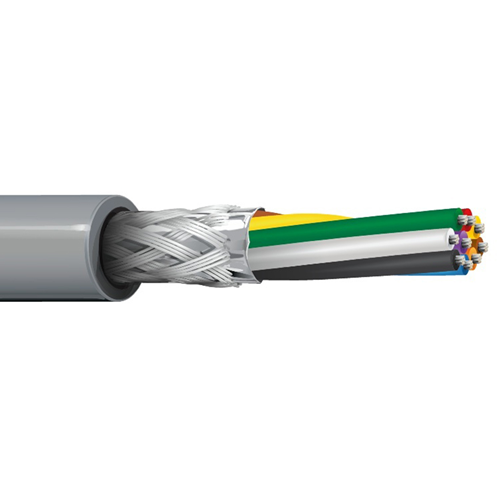 Belden 9614 24 AWG 9 Conductor 7x32 Stranding Tinned Copper 300V Computer EIA RS-232 Cable