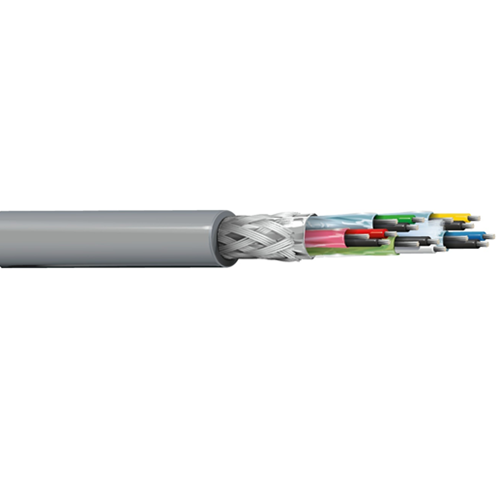 Belden 8165 24 AWG 5 Pair 7x32 Stranding Tinned Copper 300V Computer EIA RS-232/422 Cable