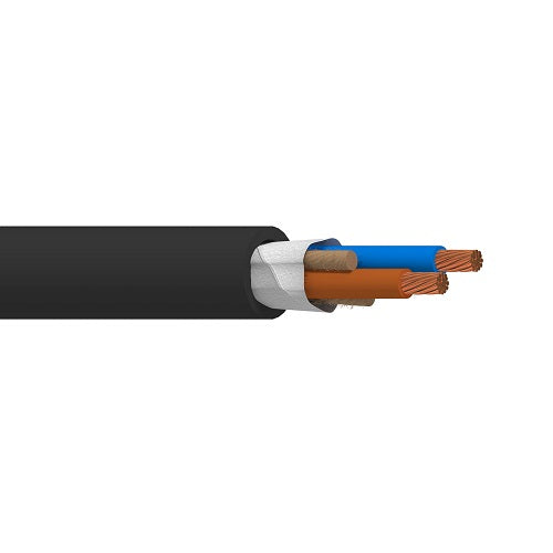 Belden 19500 18 AWG 2 Conductor 42x34 Stranding Bare Copper 600V Portable Cordage Cable