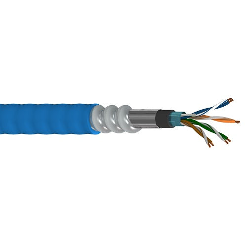 Belden 127929A 24 AWG 4 Pair Solid Bare Copper Industrial Ethernet Cat 5e 300V DataTuff Cable
