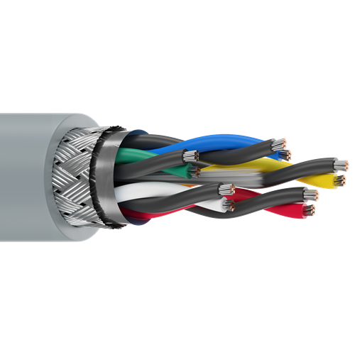 Belden 8305 22 AWG 5 Pair 7x30 Stranding Tinned Copper 300V Computer EIA RS-232 Cable