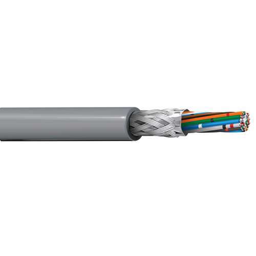 Belden 9617 24 AWG 25 Conductor 7x32 Stranding Tinned Copper 300V Computer EIA RS-232 Cable