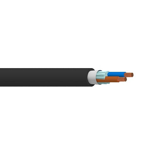Belden 19507 16 AWG 2 Conductor 65x34 Stranding Bare Copper 300V Portable Cordage Cable