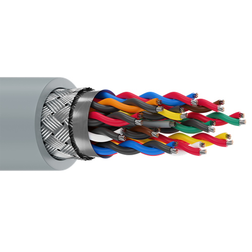 Belden 8312 22 AWG 12.5 Pair 7x30 Stranding Tinned Copper 300V Computer EIA RS-232 Cable