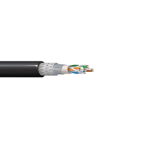 Belden 7971A 22 AWG 4 Pair Solid Bare Copper Industrial Ethernet Cat 6 600V DataTuff Cable