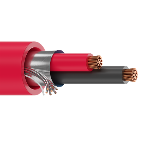 Belden 6200FE 16 AWG 2 Conductor 19x29 Stranding Bare Copper 300V Security and Sound Cable