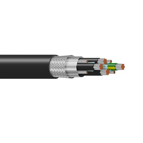 Belden 29540 6 AWG 3 Conductor 7x19x27 Stranding Tinned Copper 1000V Variable Frequency Drives Cable