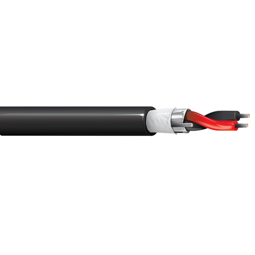 Belden 5300U1 18 AWG 2 Conductor 7x26 Stranding Tinned Copper 300V Security and Sound Cable