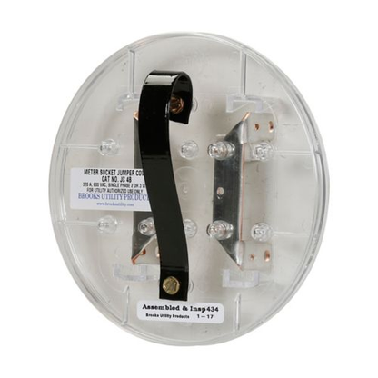 7.1 Inch Lexan Round Jumper Meter Socket Cover for 1MP 1MM and 3MM Meter Stacks 1MMJCK