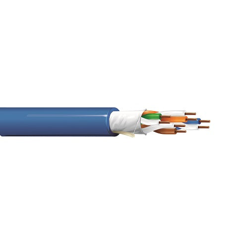Belden 10GXM13 23 AWG 4 Pair Solid Bare Copper Category 6A Premise 300V Horizontal Cable