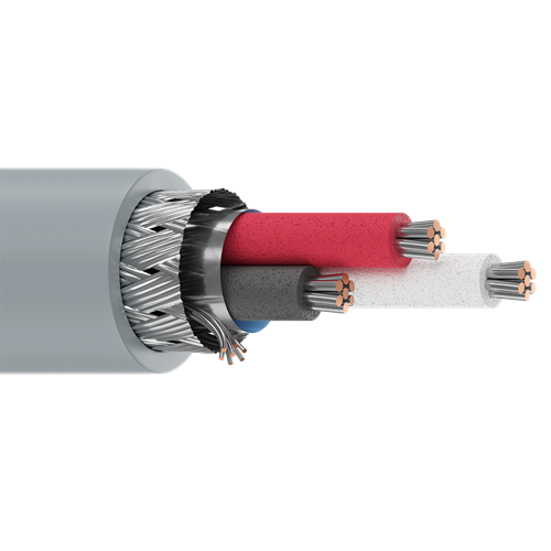 Belden 9925 24 AWG 3 Conductor 7x32 Stranding Tinned Copper 300V Computer EIA RS-232/423 Cable