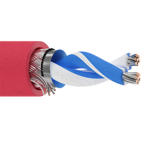 Belden 89841 24 AWG 1 Pair 7x32 Stranding Tinned Copper 300V RS-485 Cable