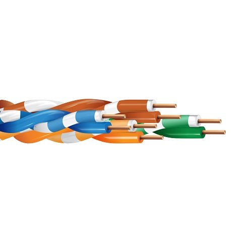 Belden XCGB4 23 AWG 4 Pair Solid Bare Copper Category 6 Premise 250MHz Cross Connect Cable