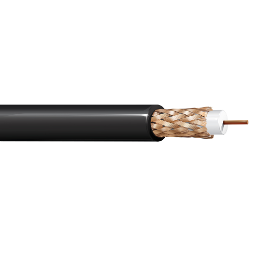 Belden 573945 25 AWG 1 Conductor Solid Bare Copper 300V Surveillance and CCTV Coax Cable