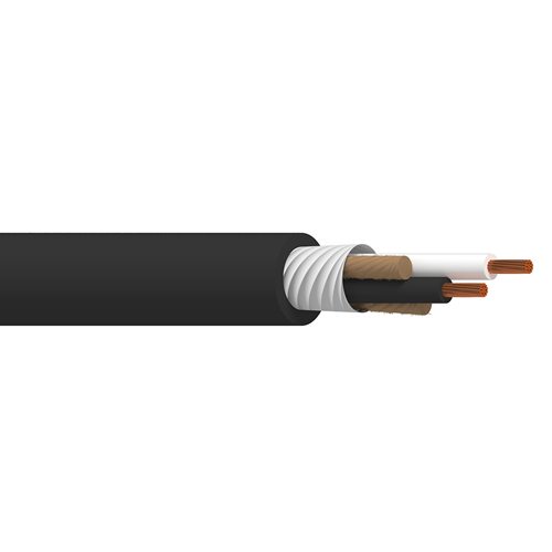 Belden 8452 18 AWG 2 Conductor 42x34 Stranding Bare Copper 300V Portable Cordage Cable