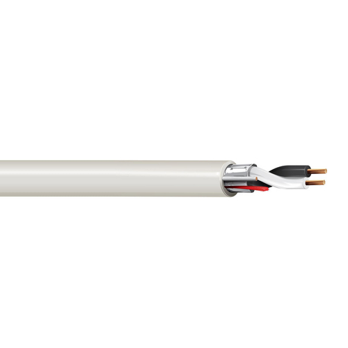 Belden 6400FC 20 AWG 2 Conductor 7x28 Stranding Bare Copper 300V Security and Sound Cable