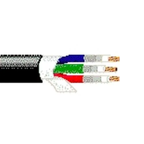 Belden 1406B 26 AWG 3 Conductor 7x34 Stranding Bare Copper 300V RGB Video Coax Cable