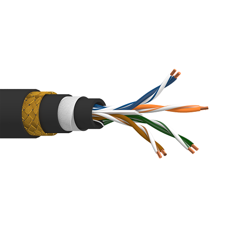 Belden 777940T 23 AWG 4 Pair Solid Bare Copper Industrial Ethernet Cat 6 MarineTuff Cable