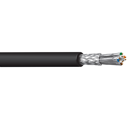 Belden 1302E 24 AWG 4 Pair 7x32 Stranding Bare Copper 100 Ohm Catsnake Category 6A Cable