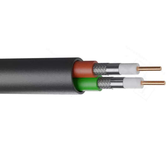 Belden 1694D 18 AWG 2 Conductor Solid Bare Copper 300V Serial Digital Coax Cable