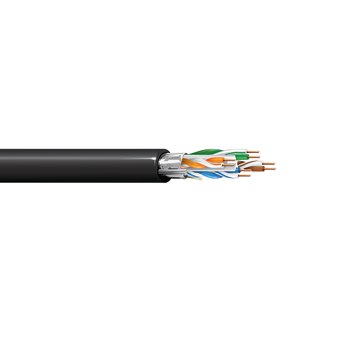 Belden 2142A 23 AWG 4 Pair Solid Bare Copper Category 6A Premise 300V Horizontal Cable