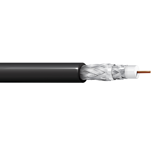 Belden 1617R 14 AWG 1 Conductor Solid Bare Copper Covered Steel 300V CATV Video Coax Cable