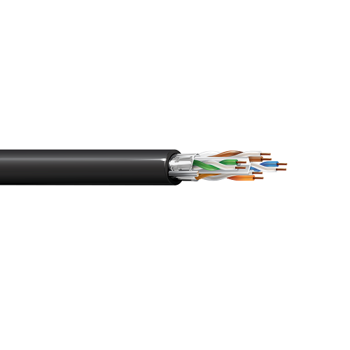 Belden DAFR 23 AWG 4 Pair Solid Bare Copper Category 6A Premise 500MHz Horizontal Cable