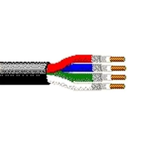 Belden 7788A 23 AWG 4 Conductor Solid Bare Copper 300V Video Flex Digital Coax Snake Cable