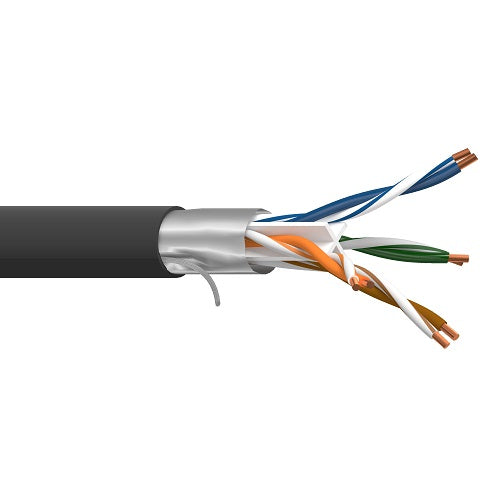 Belden IEA002 23 AWG 4 Pair Solid Bare Copper Industrial Ethernet Cat 6A 300V DataTuff Cable