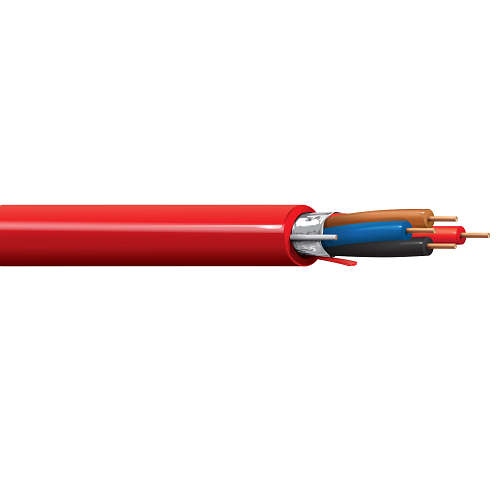 Belden 5222FJ 16 AWG 4 Conductor Solid Bare Copper 300V Fire Alarm Cable