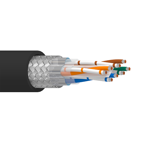 Belden IEA005 26 AWG 4 Pair 7x34 Stranding Tinned Copper Industrial Ethernet Cat 6A 600V DataTuff Cable