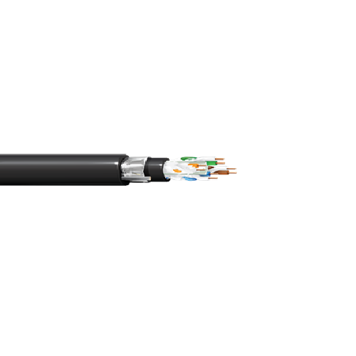 Belden IEA006 22 AWG 4 Pair Solid Bare Copper Industrial Ethernet Cat 6A 600V DataTuff Cable
